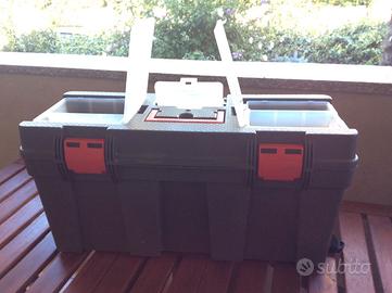 Cassetta attrezzi grande da cantiere con ruote