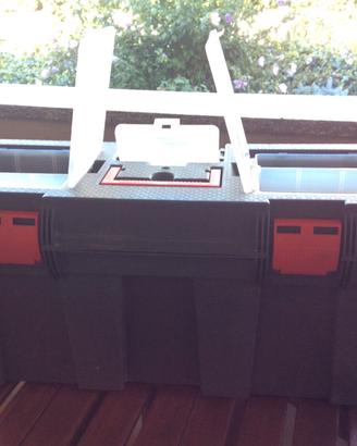 Cassetta attrezzi grande da cantiere con ruote