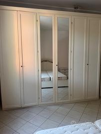 CAMERA DA LETTO MATRIMONIALE COMPLETA – AVORIO/CRE