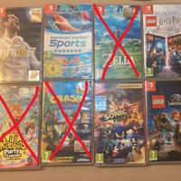 5 Giochi per Nintendo Switch, singoli o lotti