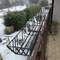 Set 3 Portavasi Ferro Battuto Artigianali Robusti