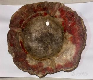 Posacenere ANTICO in PETRA ALABASTRO , ANNI 1960