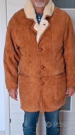 giubbotto lungo in vera pelle di montone