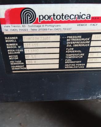 IDROPULITRICE PORTOTECNICA