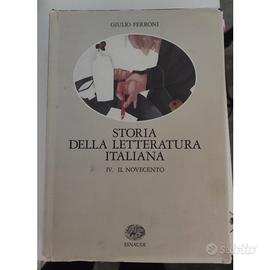 Storia della Letteratura italiana: Il Novecento 