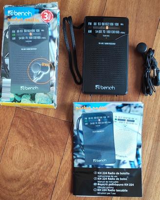 Radio Bench FM/AM a due bande portatile
