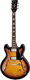 Harley Benton HB-35 Plus Vintage Burst (tipo 335)