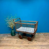 CULLA IN VIMINI FIORIERA MIDOLLINO RATTAN GIARDINO