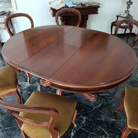 tavolo allungabile più sedie