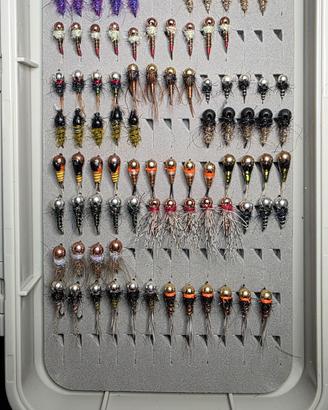 Kit Completo 85 ninfe per Pesca a Mosca