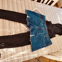 tuta e pantaloncino completa taglia m