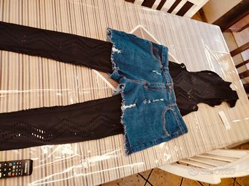 tuta e pantaloncino completa taglia m