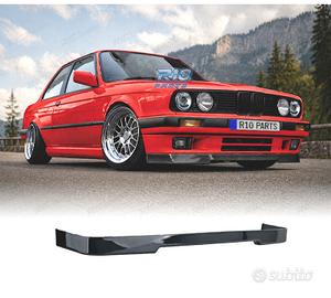 SPOILER LABBRO ANTERIORE BMW E30 87-94 NERO LUCIDO