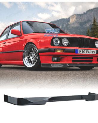SPOILER LABBRO ANTERIORE BMW E30 87-94 NERO LUCIDO
