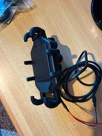 Supporto telefono antivibrazione ricarica wireless