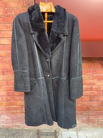 Pelliccia vintage donna nera