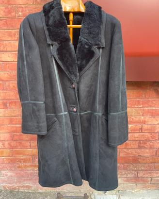 Pelliccia vintage donna nera