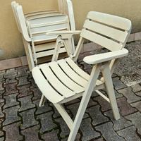 sedie pieghevoli in pvc