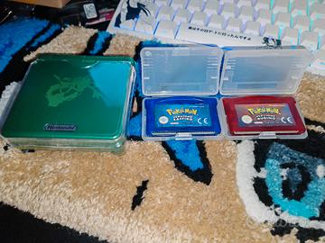 gameboy Advance SP mod + Pokémon rubino e zaffiro
