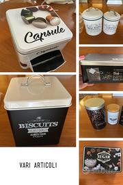 Portabiscotti/caffé/capsule/zucchero/tisane
