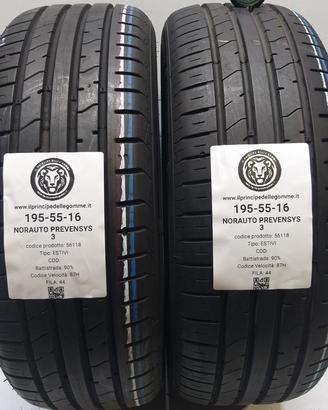 2 GOMME 195 55 16 NORAUTO A56118