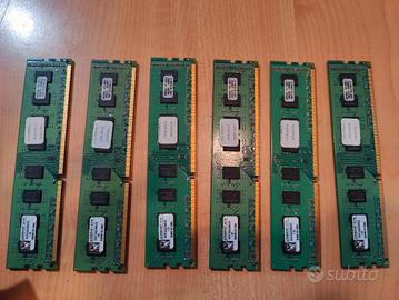 RAM Kingston 12GB (2GBx6) DDR3 1333mhz 1.5v