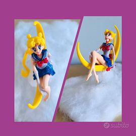 Diorama artigianale Sailor Moon tra le nuvole 