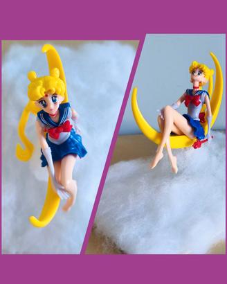 Diorama artigianale Sailor Moon tra le nuvole 