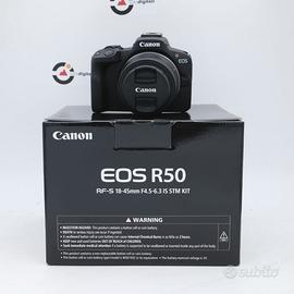 Canon EOS R50 Black + 18-45mm 1.000 Scatti
