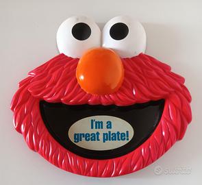 Piatto in plastica Elmo Sesame Street Muppet Show