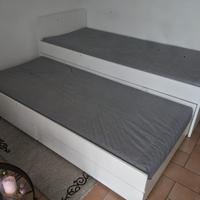 Letto singolo con letto extra