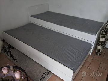 Letto singolo con letto extra