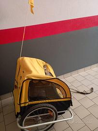 Rimorchio con attacco al mozzo per bambini M Wave