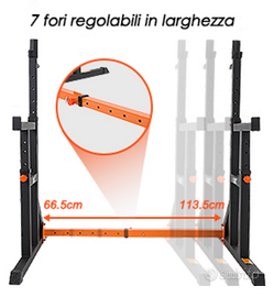 Power Cage Rack Multifunzione – Palestra Casa
