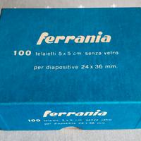 FERRANIA - 100 telaietti 5 x 5 cm per diapositive