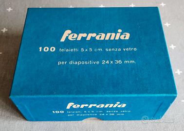 FERRANIA - 100 telaietti 5 x 5 cm per diapositive