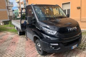 IVECO DAILY 35C15 CON GRU E CASSONE FISSO