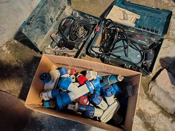 2 trapani  elettrici con martello 