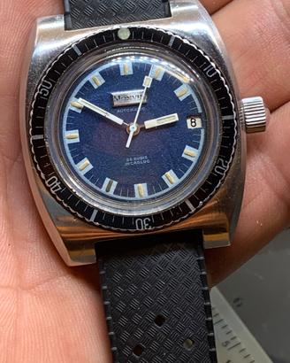 orologio vintage monvis skin diver automatico 