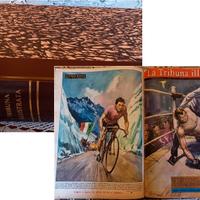 La TRIBUNA ILLUSTRATA 33 numeri rilegati dal 1950