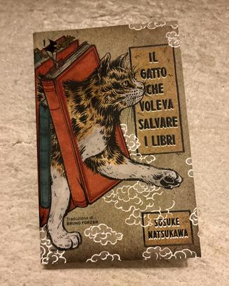 Libro "Il gatto che voleva salvare i libri"
