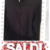 SALDI Maglione uomo Lancetti con zip XXL