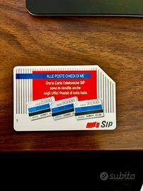 Scheda telefonica alle poste chiedi di me