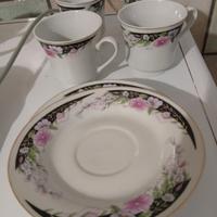 4 tazze da thè in ceramica 