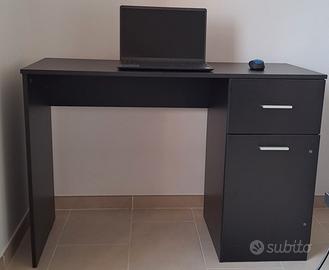 Scrivania slim nera