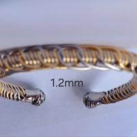 Bracciale acciaio inox artigianale 