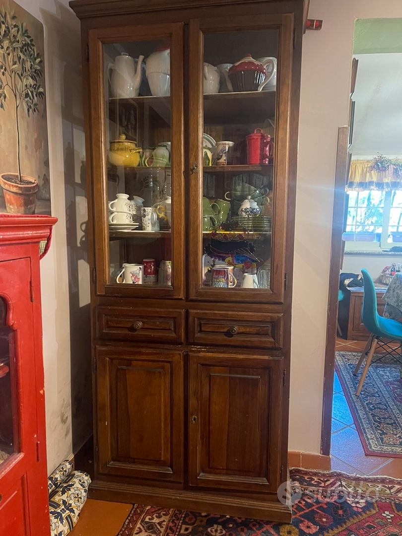 Credenza piattaia rustica provenzale legno - Arredamento e Casalinghi In  vendita a Roma