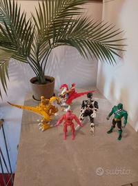 Lotto giochi vintage power ranger dragon samurai 
