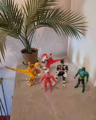 Lotto giochi vintage power ranger dragon samurai 