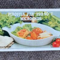 Pirofila in cermica per forno e microonde